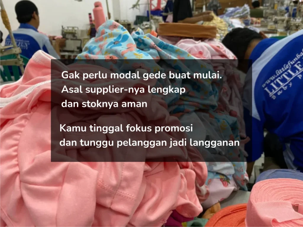 supplier baju bayi SNI terpercaya untuk distributor