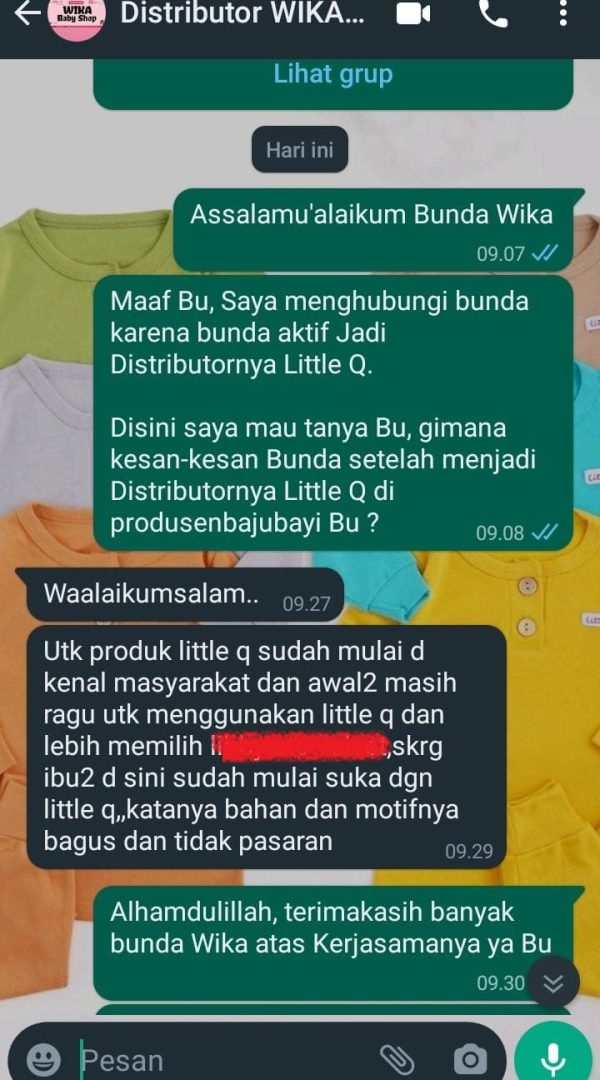 Testimoni Little Q Distributor Wika